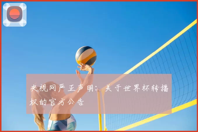 央视网严正声明：关于世界杯转播权的官方公告