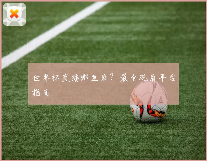 世界杯直播哪里看？最全观看平台指南
